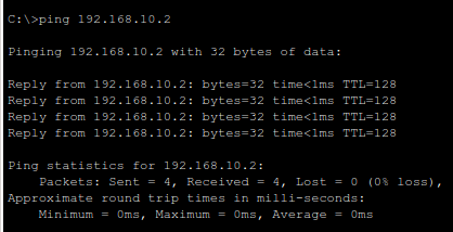 Figure 4: PC1 IPv4 settings